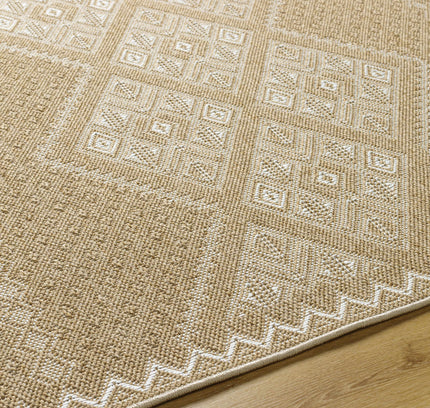 Olina Flatweave Faux Jute Outdoor Rug
