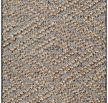 Beige Charcoal Areli Outdoor Area Rug