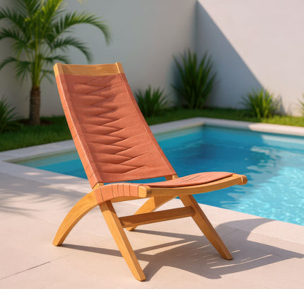 Rova Lounge Chair Terracotta