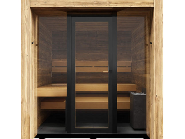 ThermaSol Fortis Fully-Assembled 4-Person Outdoor Sauna Cabin [Made-To-Order] [14-FORTIS] (SAK35896)