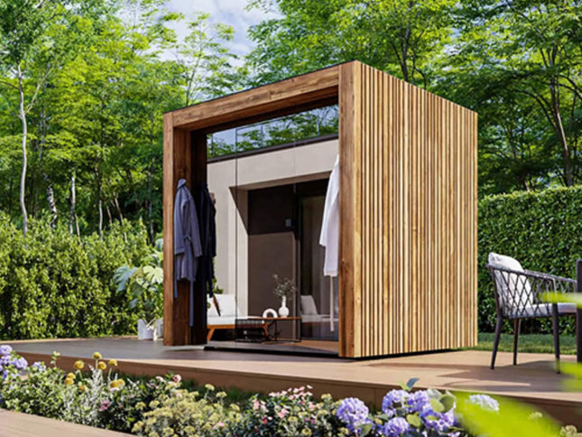 ThermaSol Fortis Fully-Assembled 4-Person Outdoor Sauna Cabin [Made-To-Order] [14-FORTIS] (SAK35896)