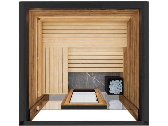 ThermaSol Fortis Fully-Assembled 4-Person Outdoor Sauna Cabin [Made-To-Order] [14-FORTIS] (SAK35896)