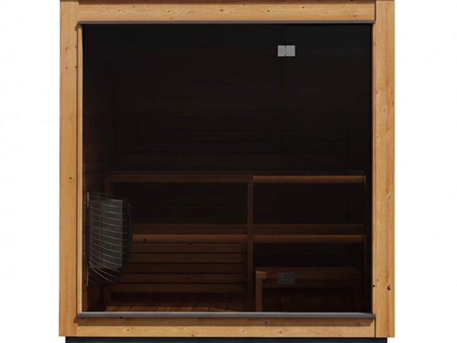 ThermaSol Nordic Dawn 4-Person Fully-Assembled Outdoor Sauna Cabin [Made-To-Order] [14-KIR-4555] (SAK82057)