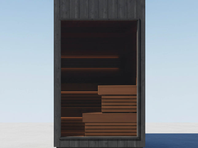 ThermaSol Nordic Misty 2-5 Person Fully-Assembled Outdoor Modular Sauna Cabin [Made-To-Order] [14-KIR] (SAK17365)