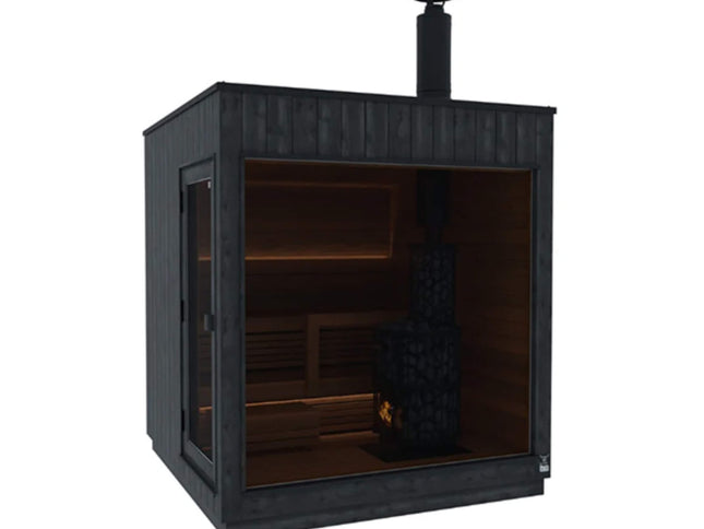 ThermaSol Nordic Misty 2-5 Person Fully-Assembled Outdoor Modular Sauna Cabin [Made-To-Order] [14-KIR] (SAK17365)