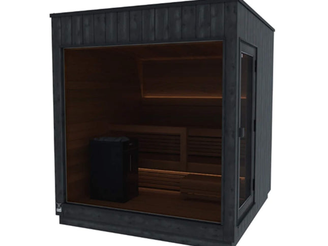 ThermaSol Nordic Misty 2-5 Person Fully-Assembled Outdoor Modular Sauna Cabin [Made-To-Order] [14-KIR] (SAK17365)