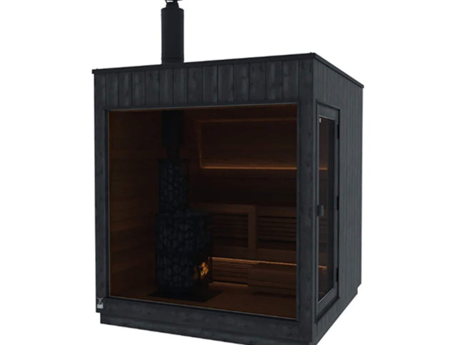 ThermaSol Nordic Misty 2-5 Person Fully-Assembled Outdoor Modular Sauna Cabin [Made-To-Order] [14-KIR] (SAK17365)