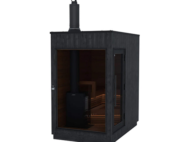 ThermaSol Nordic Misty 2-5 Person Fully-Assembled Outdoor Modular Sauna Cabin [Made-To-Order] [14-KIR] (SAK17365)