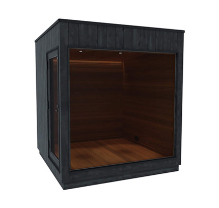 ThermaSol Nordic Misty Outdoor Lounge Medium Sauna Cabin (SAK57649)