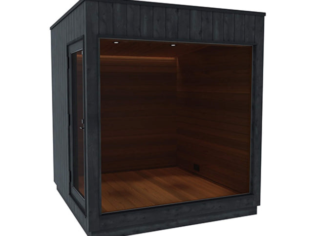 ThermaSol Nordic Misty Outdoor Lounge Medium Sauna Cabin (SAK57649)