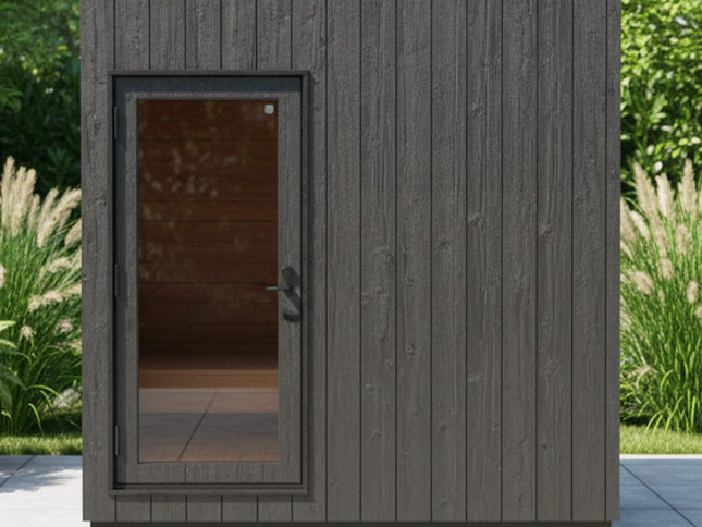 ThermaSol Nordic Misty Outdoor Changing Room With Single Entrance [Made-To-Order] [14-KIR-3755/56] (SAK12597)