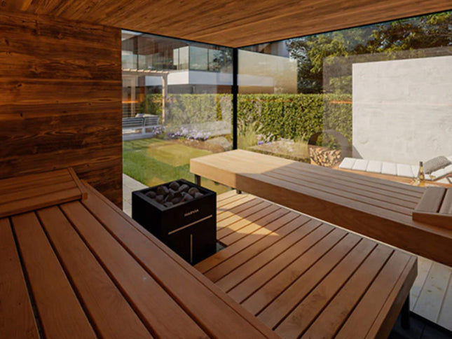 ThermaSol Ombra Fully-Assembled 5-Person Outdoor Sauna Cabin [Made-To-Order] [14-OMBRA] (SAK63017)