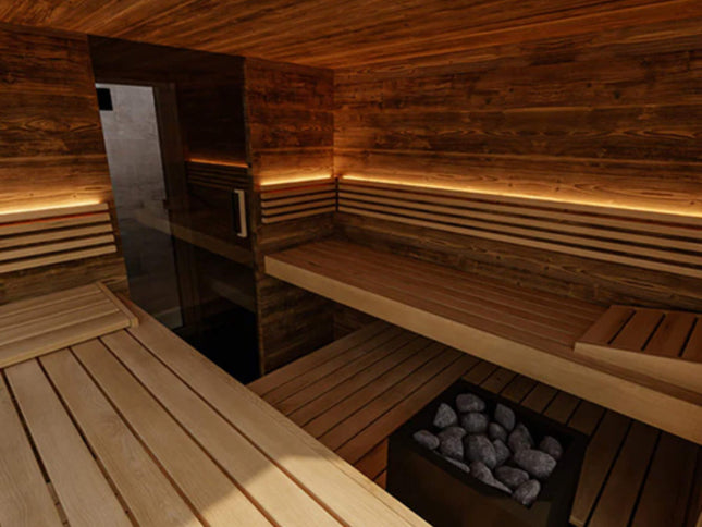 ThermaSol Ombra Fully-Assembled 5-Person Outdoor Sauna Cabin [Made-To-Order] [14-OMBRA] (SAK63017)