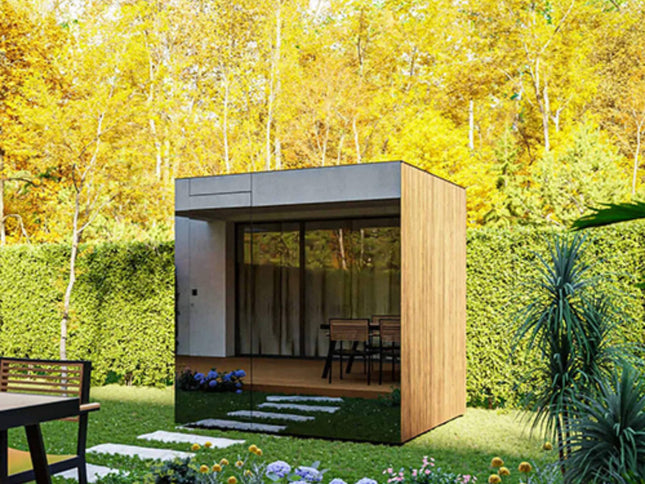 ThermaSol Spectra 4-Person Fully-Assembled Outdoor Sauna Cabin [Made-To-Order] [14-SPECTRA] (SAK46921)