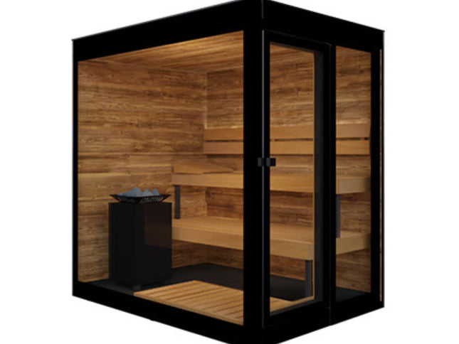 ThermaSol Vera 3-Person Fully-Assembled Outdoor Sauna Cabin [Made-To-Order] [14-VERADL/R] (SAK30752)