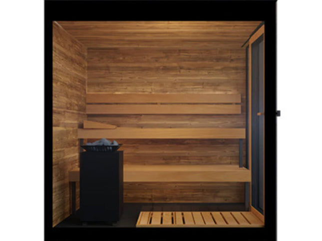 ThermaSol Vera 3-Person Fully-Assembled Outdoor Sauna Cabin [Made-To-Order] [14-VERADL/R] (SAK30752)