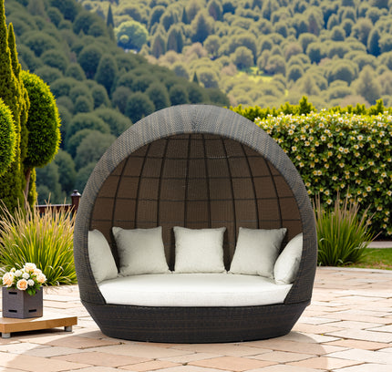 Marisol Beach Daybed Brown & Beige