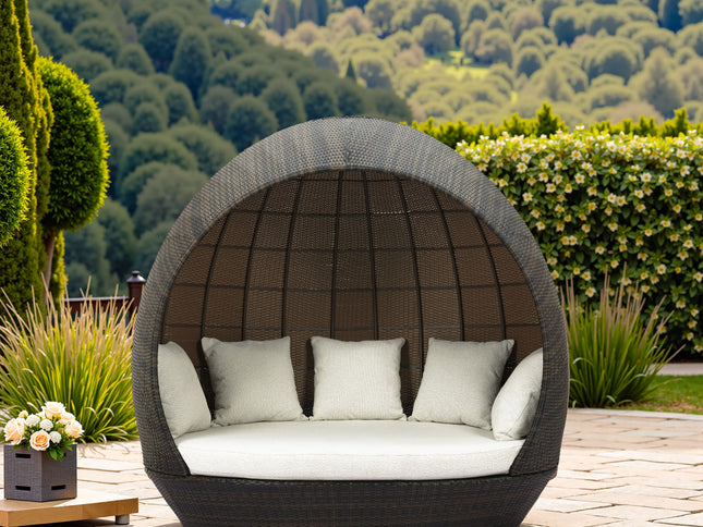 Marisol Beach Daybed Brown & Beige