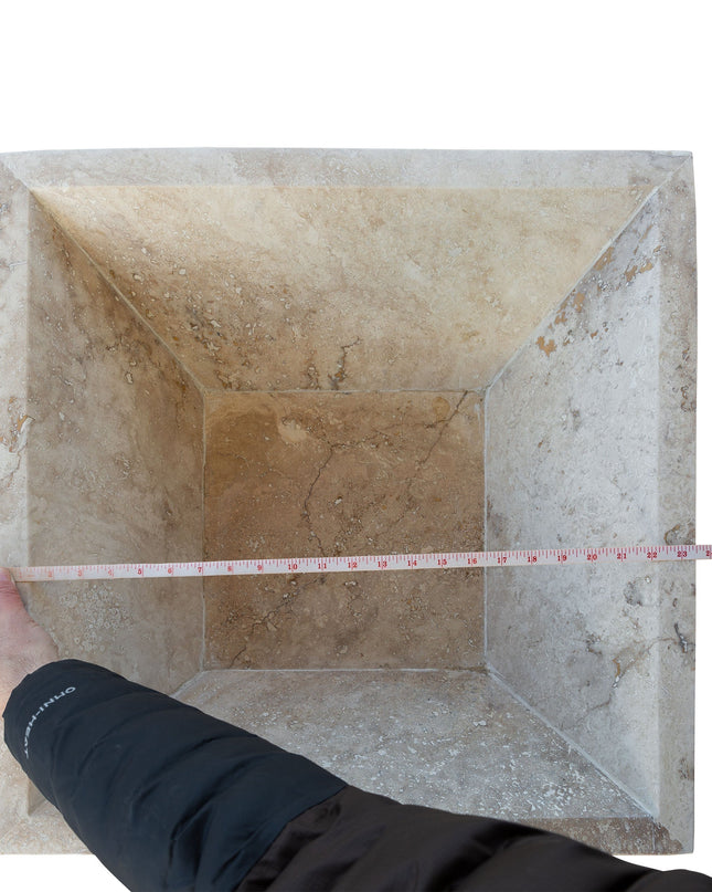 Aspendos Travertine Natural Stone Fire Pit