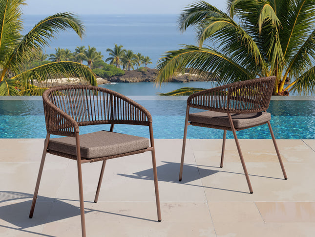 Skye Dining Chair (Set of 2) Brown