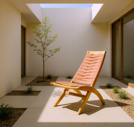 Rova Lounge Chair Terracotta