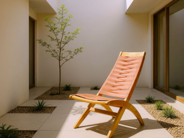 Rova Lounge Chair Terracotta