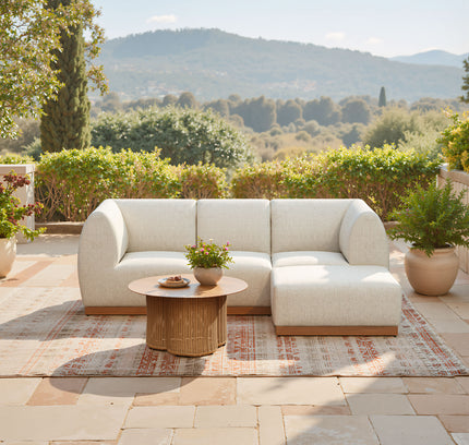 Christy Armless Chair Beige