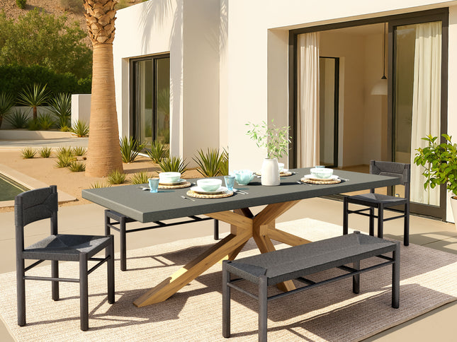 Suan Rectangular Dining Table Gray