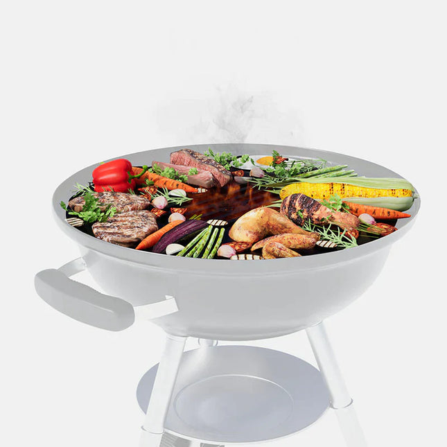 Arteflame 18″ Two-Piece Flat-Top Kit — Fits Weber® Kettle Charcoal Grills (Griddle Ring + Center Grill Grate)