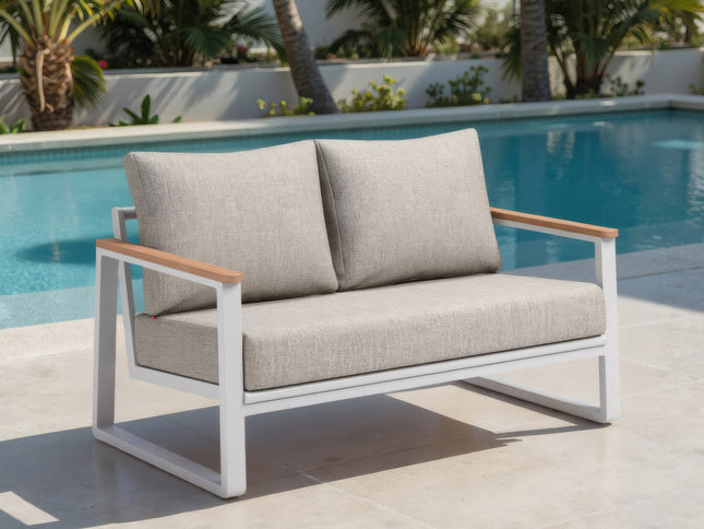 Welt Sofa Taupe & White