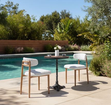Bege Dining Chair White