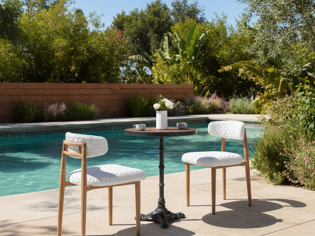 Bege Dining Chair White