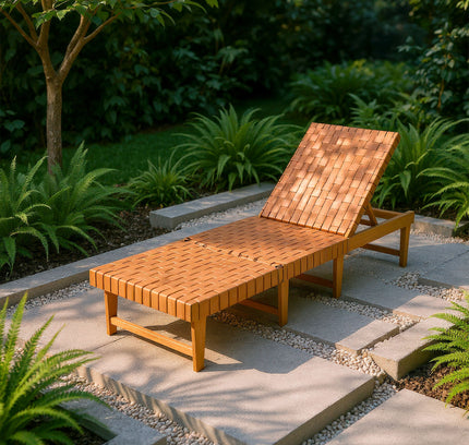 Breath Chaise Lounge Brown